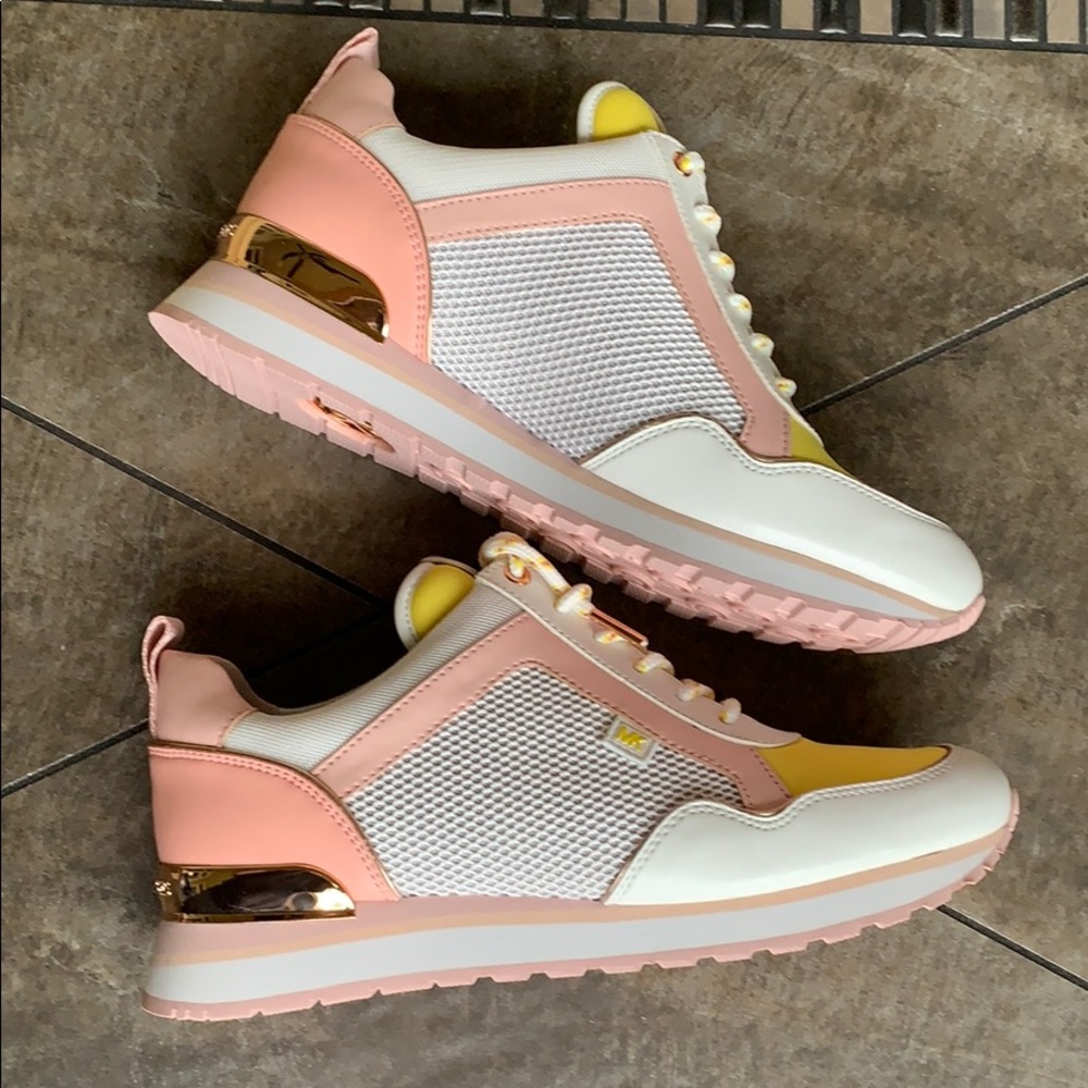 MICHAEL KORS MADDY TRAINER MESH OPTIC WHITE - Picture 15 of 16
